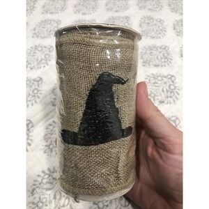 Embroidered Burlap Which Hat 4 Yards Halloween Robert Stanley Craft‎ Collections